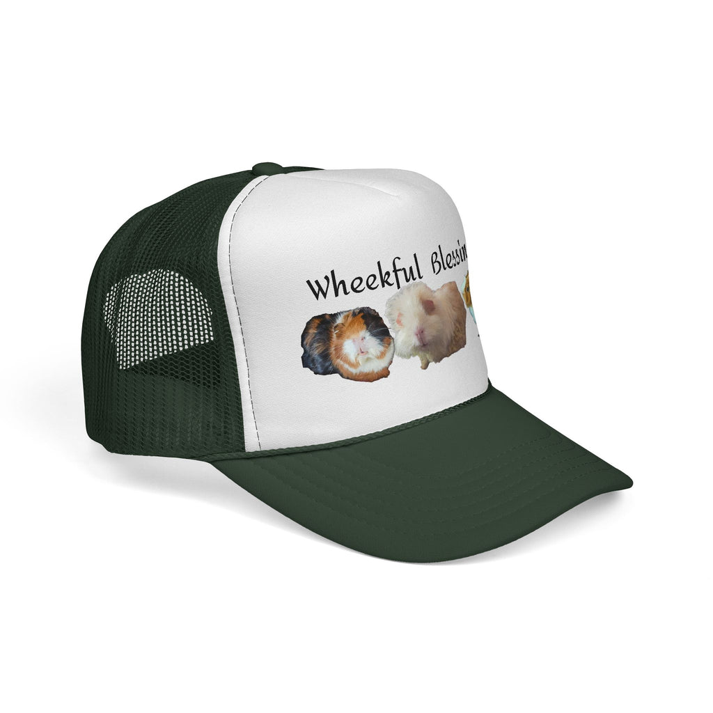 Trucker Cap - "Wheekful Blessings" Guinea Pig Design