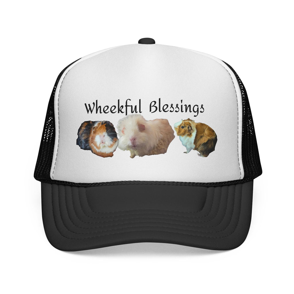 Trucker Cap - "Wheekful Blessings" Guinea Pig Design