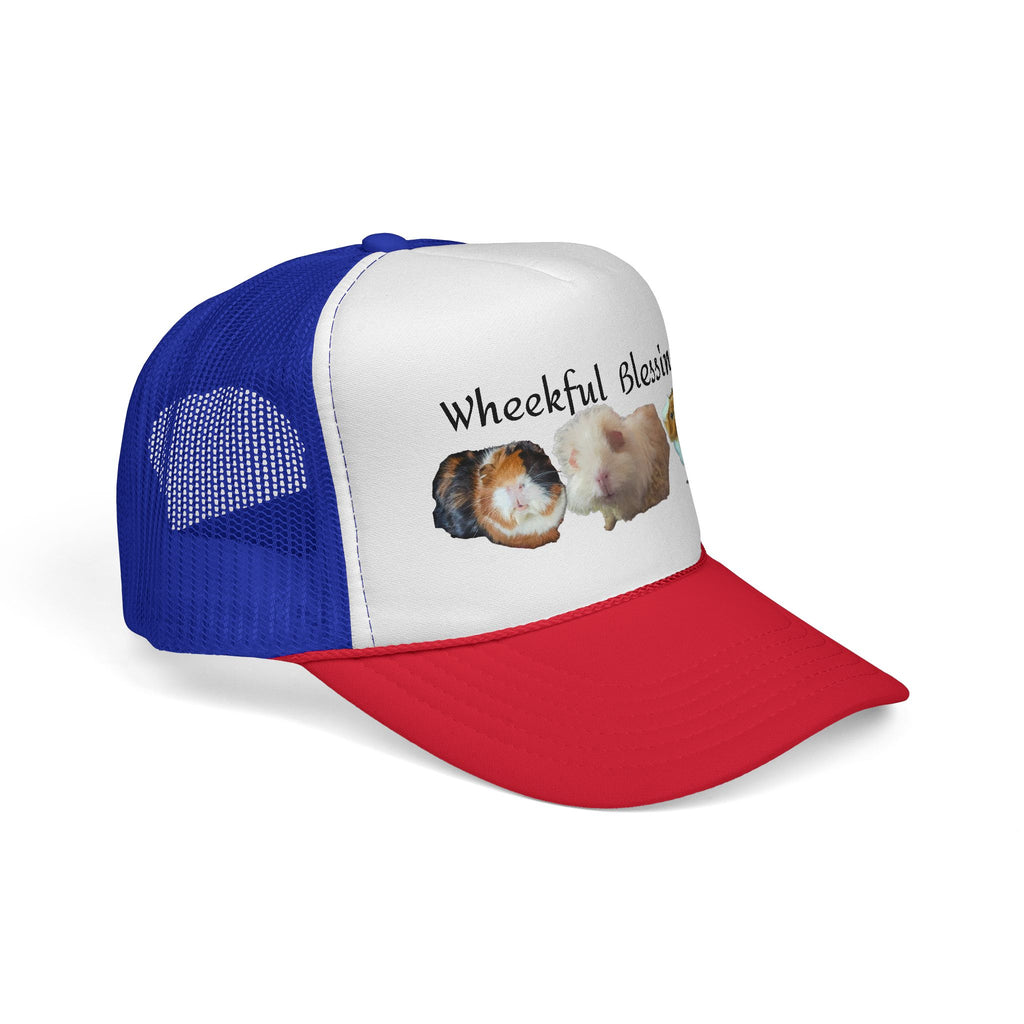 Trucker Cap - "Wheekful Blessings" Guinea Pig Design