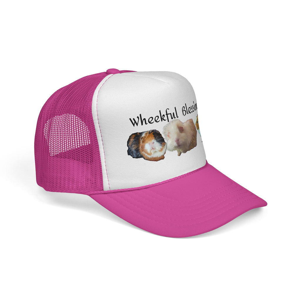 Trucker Cap - "Wheekful Blessings" Guinea Pig Design